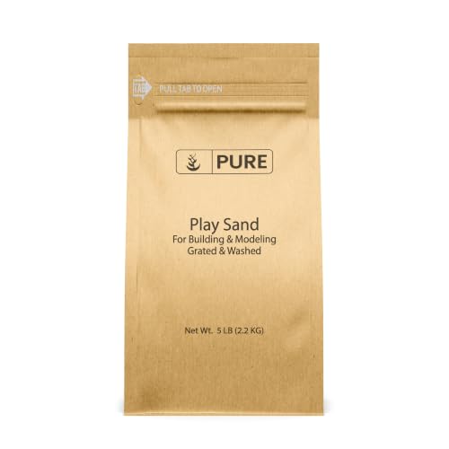 PURE ORIGINAL INGREDIENTS Play Sand (5 lb) Grated & Washed, for Building &...