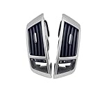 A/C Salida Ventilación Para Land Para Cruiser 200 LC200 2008-2015 Grill Car A/C Salida Aire Acondicionado Salidas Parrilla Fresco Copia Ventilación Coche(Middle Sliver)