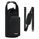 Plusieurs poches : ce sac pour bouteille d'eau dispose d'une grande poche avant zippée avec un porte-clés à l'intérieur pour une fixation facile des clés. Il comprend également une poche en maille à l'intérieur, permettant un compartimentage pratique. Idéal pour ranger des objets essentiels tels que des lunettes, des téléphones, des portefeuilles, ou tout autre objet auquel vous avez besoin d'un accès rapide.