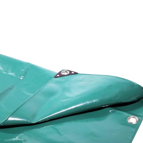 650 g/m Abdeckplane 1 5 x 10m (15m) Universelle PVC Abdeckplane: Wasserdicht & Reißfest mit Ösen ideal für Fahrzeuge Holz und Camping