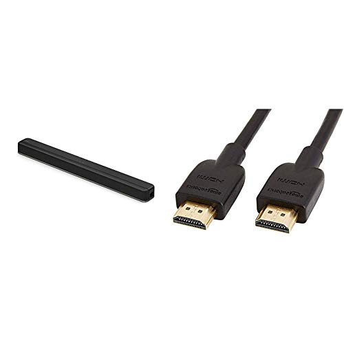 HT-X8500 2.1 Kanal Dolby Atmos Soundbar (4K HDR, Surround Sound) schwarz & AmazonBasics Hochgeschwindigkeits-HDMI-Kabel 2.0, Ethernet, 3D,