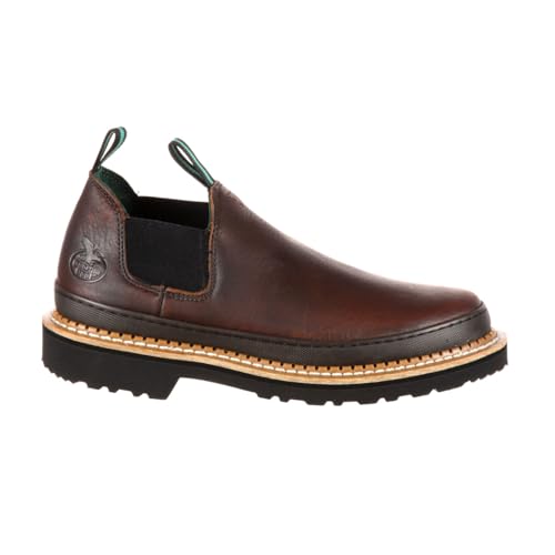 Image of Georgia Giant Romeo Steel Toe Work Shoe, Soggy Brown, Size 12(W)