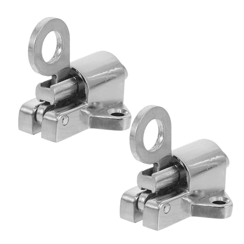Toddmomy Loquet à Ressort Auto-fermable 2pcs en Alliage de Zinc