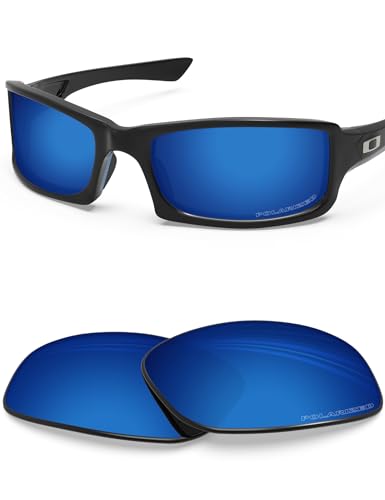 Image of BLAZERBUCK Anti-salt Polarized Replacement Lenses for Oakley Fives Squared(4+1) OO9238 Sunglasses - Midnight Blue
