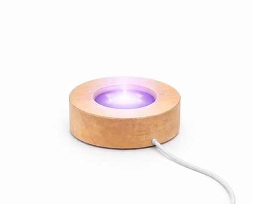 USB UV LED Light Blacklight for Uranium Glass & Art Lighting Display Base Glow in Dark (1)