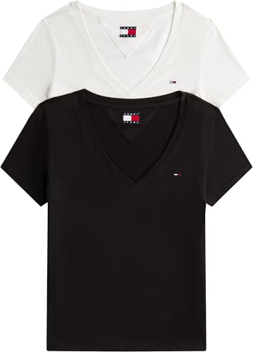 T-Shirts Manches Courtes Tommy Jeans pour Femme : Votre Allié Look Décontracté