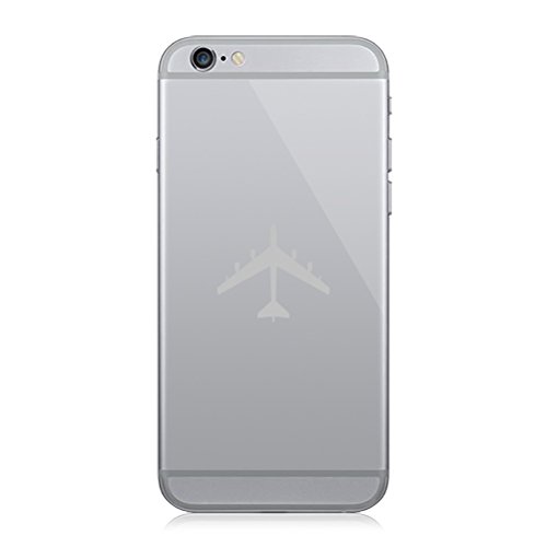 RDW Pair of B-52 Stratofortress Cell Phone Stickers Mobile Bomber b52 V2 - Silver