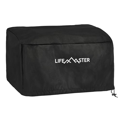 LifeMaster Grill Cover: Waterproof PU, Snug Fit, Easy Clean, Ultimate Protection for 23x16x13 Inch Tabletop Grills