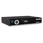 TechniSat TECHNIBOX UHD S — 4K Sat Receiver with Twin Tuner (DVB-S/DVB-S2, ISIO Internet function, app control, PVR recording function, WLAN, LAN, CI+, USB) black