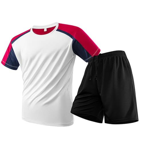 Ensemble d'été 2026 hommes grand confort t-shirt soie de glace short respirant