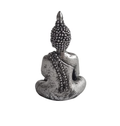 ZEN&TAO Miniature Buddha Statue for Tabletop Terrarium Zen Garden, Fairy Garden, Bonsai Tree Decoration (Design A) - Image 2