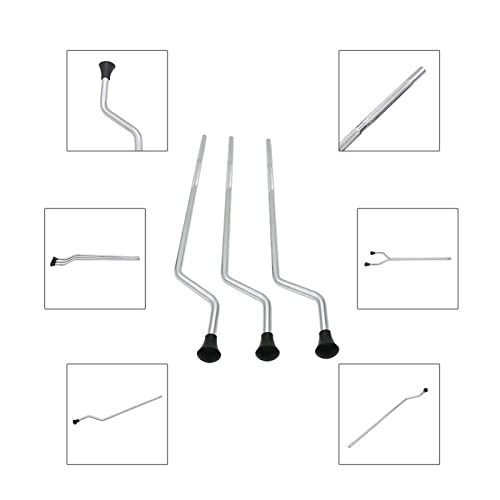Nishiyuenyi AAA78017023 3Pcs Tom Leg For Drum Percussion Instrument Parts Replacement Parts Diy, Drum Fitting Drum Support Leg Floor Tom Leg Bracket Feet Anti-Slip thumb #7