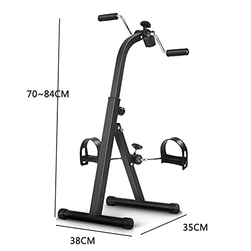 Mini bicicleta estática con monitor LCD para rehabilitación miniatura 4