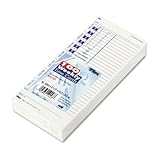 Time Clock Cards, Replacement for 35100-10, One Side, 4 x 9, 100/Pack, Sold as 5 Pack