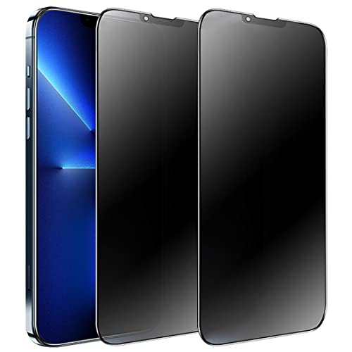 SOOPUR 2-Pack Matte Privacy Screen Protector For iPhone 13 Pro Max/iPhone 14 Plus Anti-Glare Anti-Spy Scratch Resistant Tempered Glass Film Rounded Edge Full Coverage Smooth & Sensitive Touch