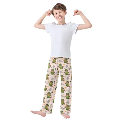 J JOYSAY St. Patrick's Otters Pajamas Pants Soft Long Pajama Bottoms Lounge Sleep Pants Size S-XL3