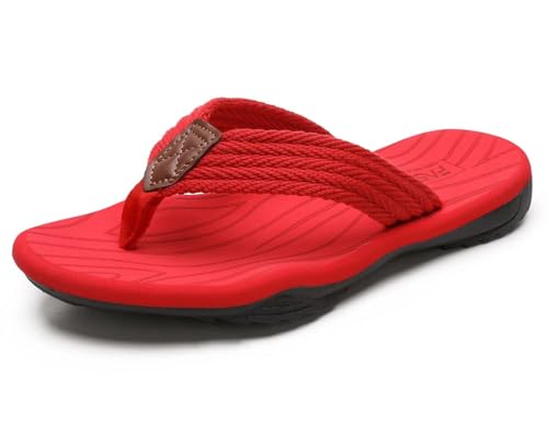 Men's Flip Flops Comfortable Thong Sandals Indoor and Outdoor Beach Shoes