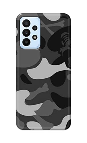 Image of Printed Hard Back Cover Case for Samsung Galaxy A23 4G | Samsung Galaxy A23 5G Back Cover (Army Pattern) -702