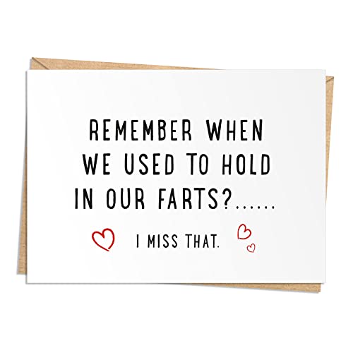 Funny Valentine's Day Card, Anniversary Card - Romantic Greeting Card for Husband, Wife, Boyfriend, or Girlfriend