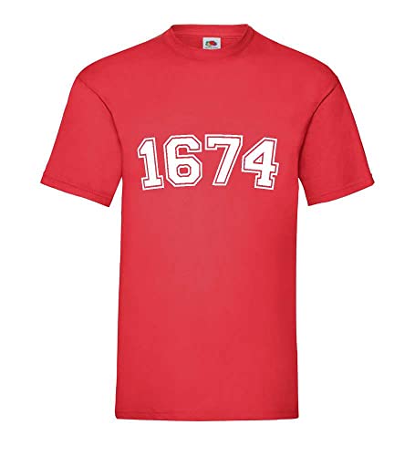 T-shirt pour homme rouge XXXL idéal pour les weekends de détente et loisirs