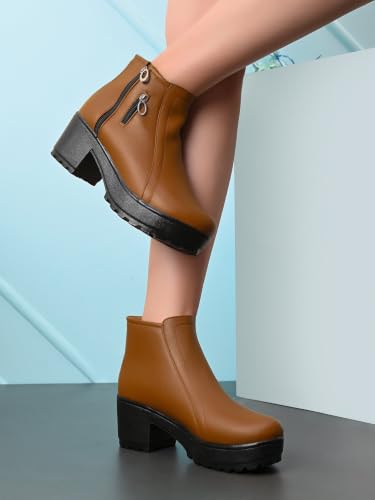 Image of XE Looks 100% Vegan Leather Trendy & Attractive Boots for Women