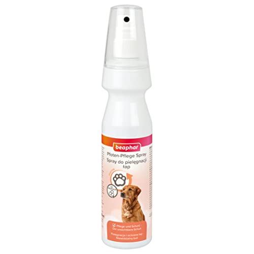 beaphar - Pfoten-Pflege Spray Für Hunde - Schützt Vor EIS, Schnee, Streusalz - Mit Propolis, Glycerin, Teebaumöl - Sanfte Und Geschmeidige Pfoten - Erhöht Die Widerstandsfähigkeit Der Pfoten - 150 ml