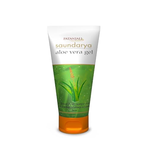 patanjali Saundarya Aloe Vera Gel 60ml / 2.02 fl oz - Pack Of 2