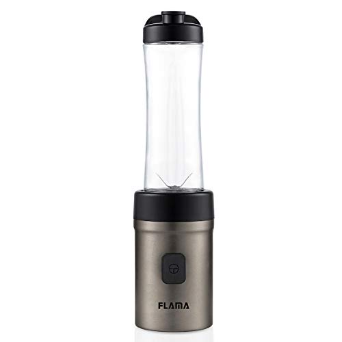 Flama Batidora de Vaso Individual Licuadora To-Go 2216FL, 300W, Capacidad de 600ml, Licuadora Portatil, Mix & Go, Cuchillas de Acero de Alto Rendimiento, Desmontable
