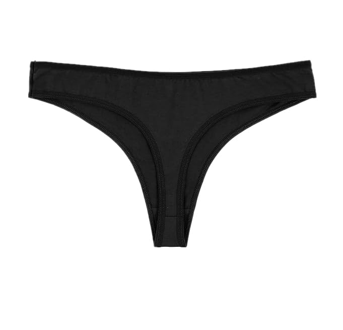 Cotton Thong Panty for Women | Seamless Bikini Underwear for Beachwear | Breathable Low Waist Innerwear for Women and Girls