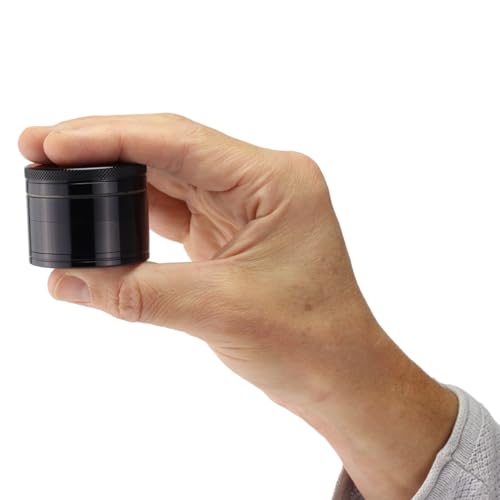 Aluminum CNC Grinder Size 50mm 4 Parts Black, 4 parts 50mm - Image 2