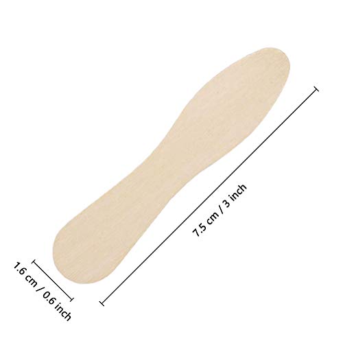 YXHZVON Mini Cucchiai di Legno Getta da 100 Pezzi