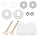 BUTIFULSIC 1 Set Bathroom Fixing Screws Abs Toilet Nut