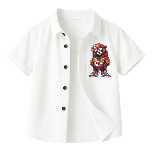 Image of Boys Shirt Regular Stylish Casual Formal Kids Shirts
