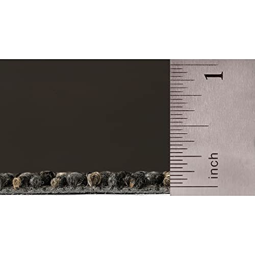 Image of Mohawk Basics 24 inch x 24 inch Berber (Loop pile), 0.09 inch Pile Height, Carpet Tile, PET Fiber, Grey Color, (24 Tiles), (96 sqft /carton)