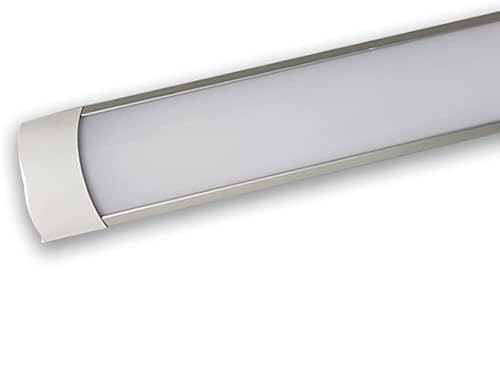 LEDベースライト led蛍光灯 60cm シーリングライト 直管蛍光灯 2200LM 昼白色 消費電力20W 器具一体型 直管LED 天井直付型 薄型 逆富士形 ベース照明 キッチンベースライト 施設照明 騒音なし 1本