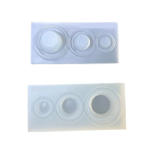 YHAILI 2 stampi in silicone per gelato, per uso alimentare, per gioielli in resina e arte artigianale