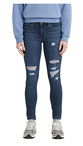 Image of Levi's Women's 711 Skinny Jeans, Lapis Breakdown (Waterless), 26 Regular