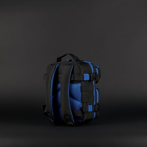 Image of WOLFpak 9L Mini Tactical Backpack (Blue Wolf) | Compact, Small Everyday Carry Bag for Gym, School, Travel | Durable, Water-Resistant Daypack with Molle System and Patch Panel