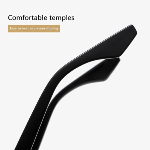 Lunettes de soleil de luxe tendance carrées rétro pour femme