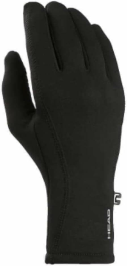 HEAD Women's Multi-Sport Running Gloves - SENSATEC, Ultrafit, High Grip (Black, Medium)