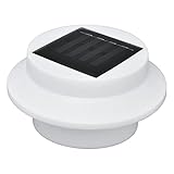 Instalación sin cableado: la luz de canalón solar es fácil de instalar con accesorios de soporte y tornillos, y se puede instalar en muchos lugares, como cercas de canalones de techo, árboles, casas de perros, paredes. Especialmente perfecto para colgar e