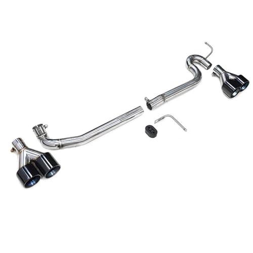Double Tuyau d'Échappement Look M5 pour BMW F10 528i 523i Quad Embout Noir