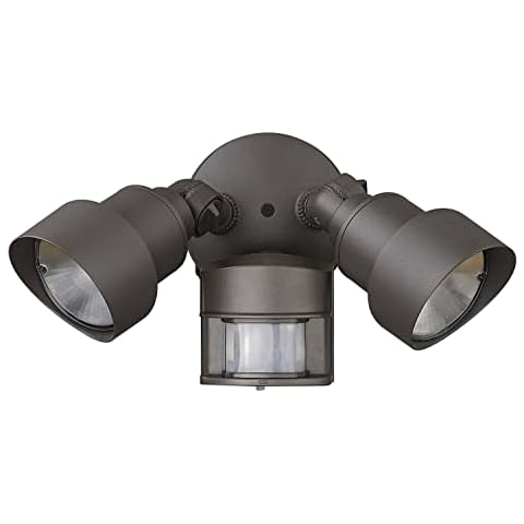 Acclaim LFL2ABZM Motion Activated LED FloodLights Collection 2-Light Outdoor Light Fixture, Architectural Bronze Cover