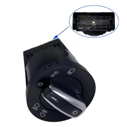 Interruptor de control de faros para reparar luces que parpadean en VW Polo y Sharan 5