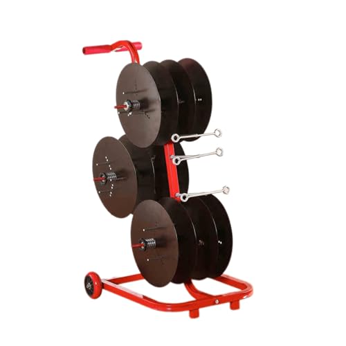 Distributeur de bobines de câble en acier robuste pour ateliers