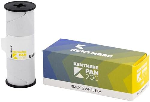 2 Rolls Kentmere Pan 200 Black & White 120mm Negative Film