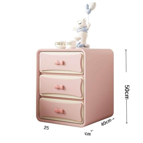 Table de chevet beige pour petit espace rangement de chambre discret - 3