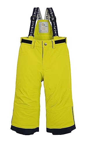 first instinct by killtec Kinder Skihose/Matschhose/Funktionshose mit Trägern und Schneefang FISW 48 MNS SKI PNTS, Lime, 98, 39989-000