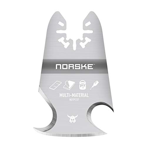 Norske Tools NOTP237 Oscillating Multi Tool Accessory Blade Universal Fit 3-in-1 Rigid Scraper & Knives by Norske - Used condition - US$9.82