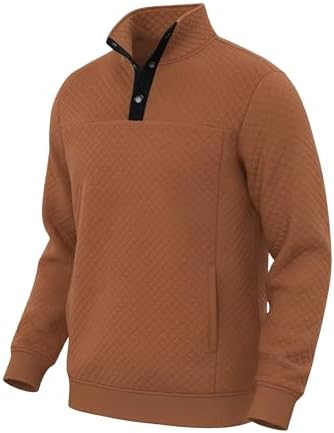 Mens Quilted Sweatshirt 2026 Casual Stylish Bomber Jacket Versati...